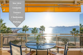 On La Croisette: new 2 bedrooms with sea view